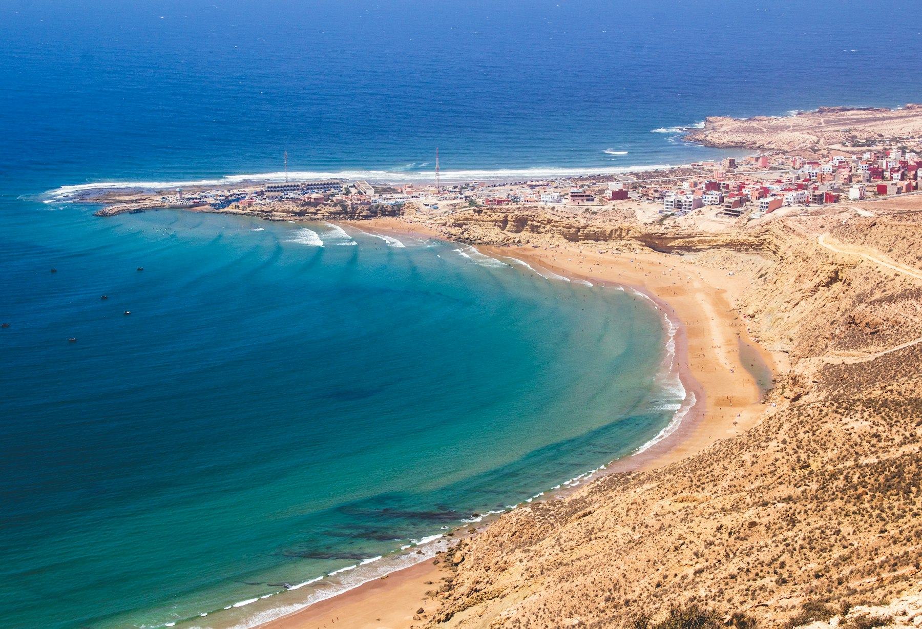 Baie d'Agadir vue du ciel